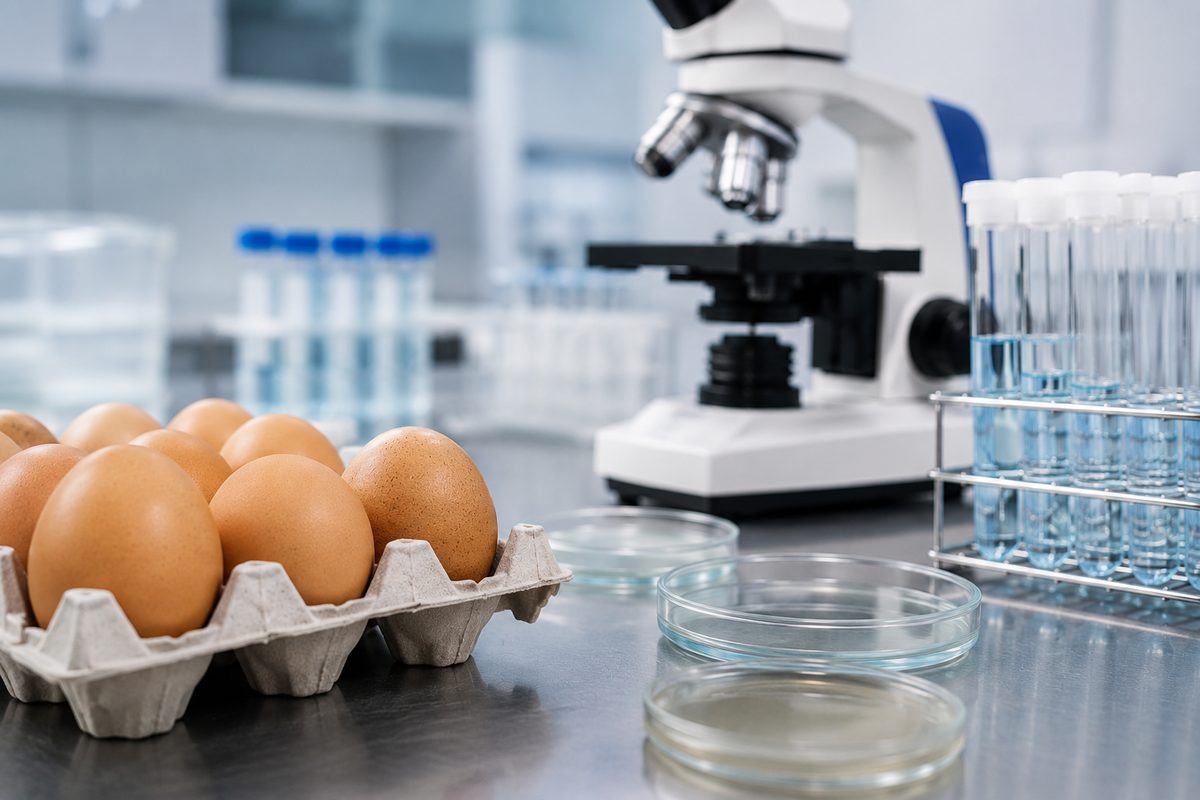 Tojás vizsgálata laboratóriumban: a szemmel nem látható kockázatok